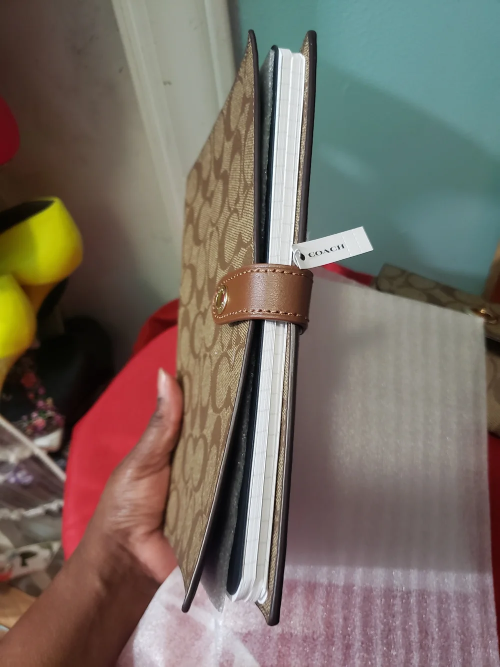 Coach Signature  Notebook And Sunglass Case